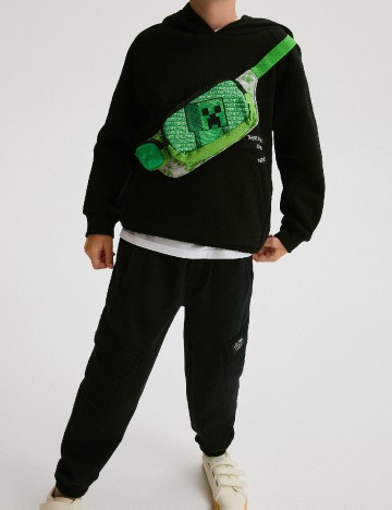 Pantaloni Reserved, negru