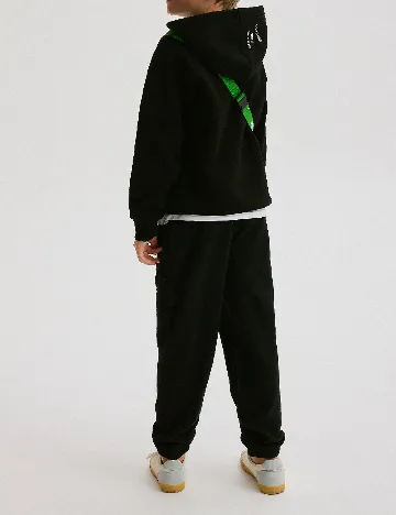 Pantaloni Reserved, negru Negru