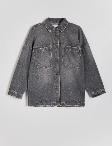 Jacheta Oversize Reserved, gri Gri