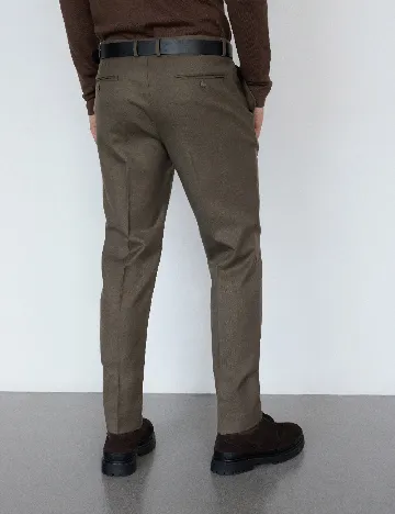Pantaloni Reserved, kaki Verde