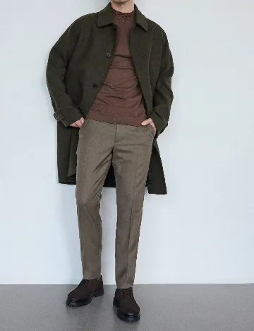 Pantaloni Reserved, kaki Verde