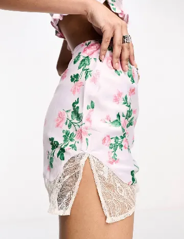 Fusta ASOS, roz