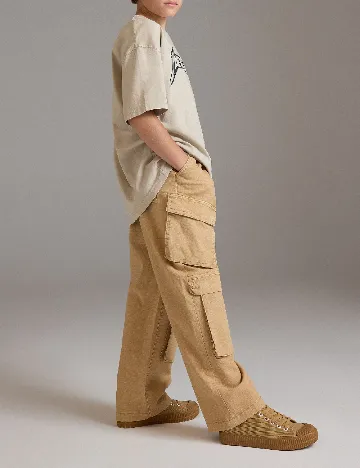Pantaloni Reserved, maro Maro
