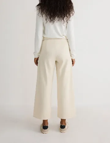 Pantaloni Reserved, crem