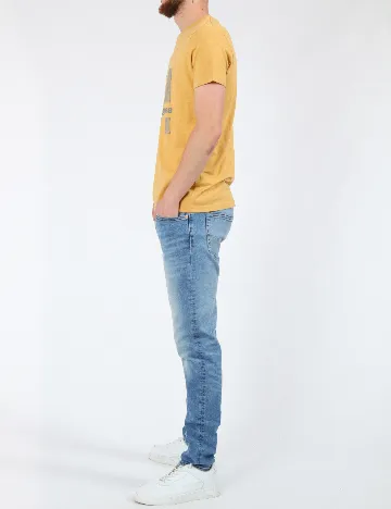 Tricou Milano Bulls, galben Galben
