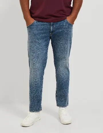 Blugi Jack&Jones Plus Size Men, albastru Albastru