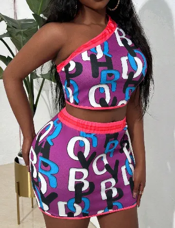 Compleu SHEIN CURVE, mix culori Mix culori