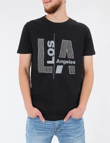 Tricou Milano Bulls, negru Negru