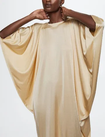 Rochie lunga Mango, crem Crem