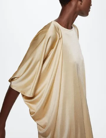 Rochie lunga Mango, crem Crem