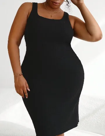 Rochie scurta SHEIN CURVE, negru Negru
