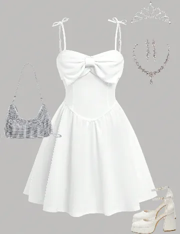Rochie Shein Kids, alb Alb