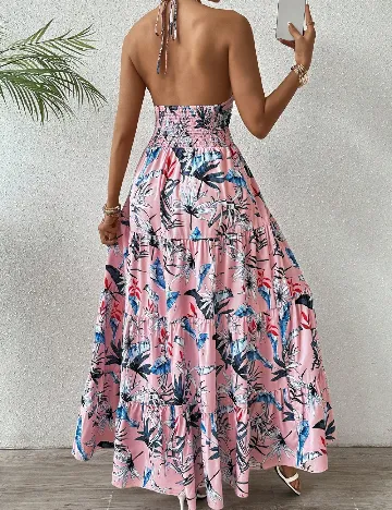 Rochie lunga SHEIN, roz Roz