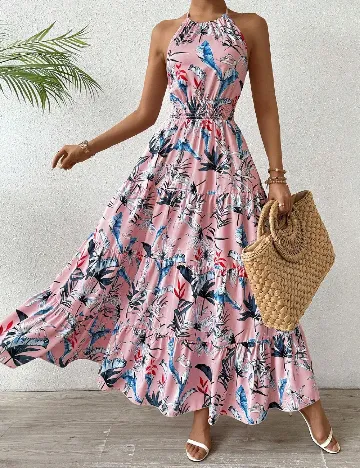 Rochie lunga SHEIN, roz Roz