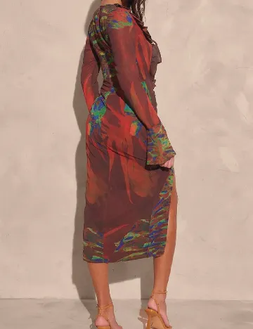 Rochie medie PRETTYLITTLETHING, maro Maro