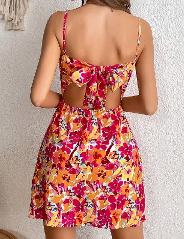 Rochie scurta SHEIN, floral Floral print