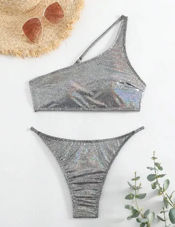 Costum de baie SHEIN, argintiu Gri