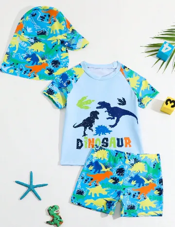 Compleu De Plaja Shein Kids, mix culori Mix culori