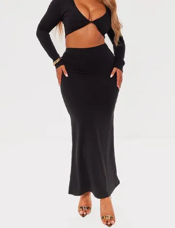 Fusta PRETTYLITTLETHING, negru Negru