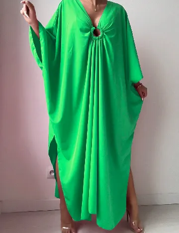 Rochie lunga SHEIN, verde Verde