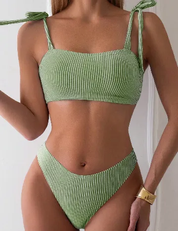 Costum de baie SHEIN, verde Verde