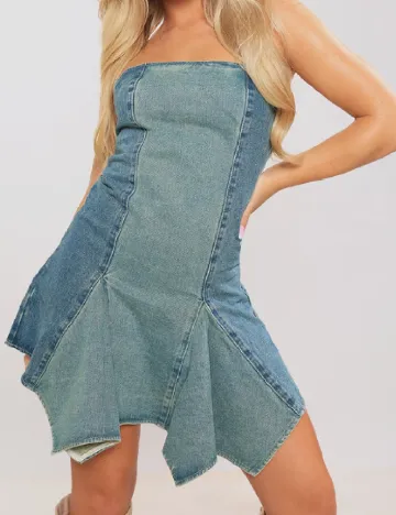 Rochie scurta PRETTYLITTLETHING, albastru Albastru