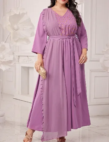 Rochie lunga SHEIN CURVE, mov Mov