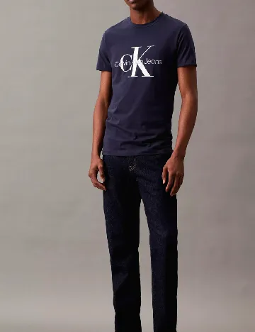 Tricou Calvin Klein Jeans, bleumarin Albastru