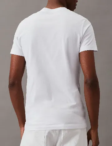 Tricou Calvin Klein Jeans, alb Alb