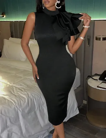 Rochie medie SHEIN, negru Negru