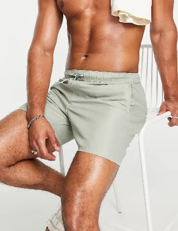 Short de baie ASOS, verde Verde