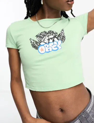 Top Obey, verde Verde