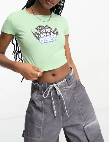 Top Obey, verde Verde