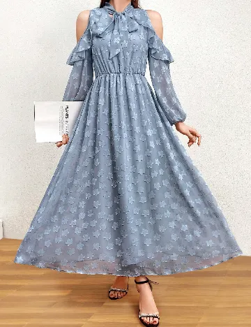 Rochie lunga SHEIN, albastru Albastru