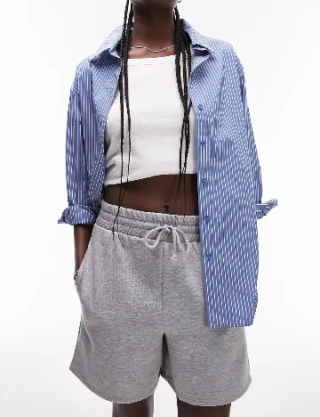 Pantaloni scurti Top Shop, gri