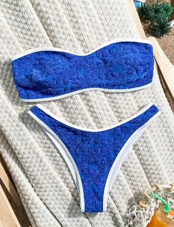 Costum de baie SHEIN, albastru Albastru
