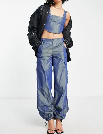 Top ASOS, albastru Albastru