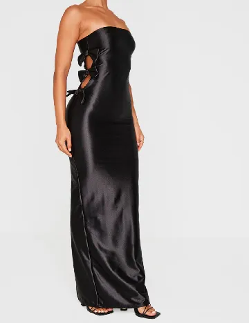 Rochie lunga PRETTYLITTLETHING, negru Negru
