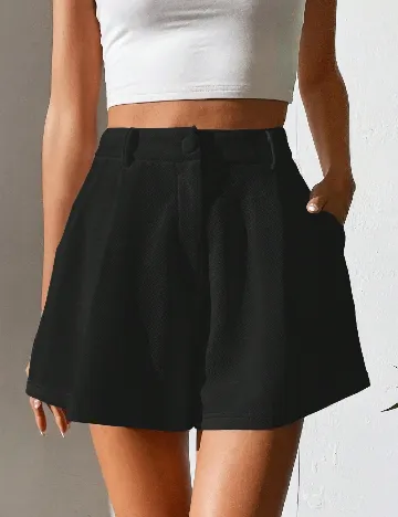 Pantaloni scurti SHEIN, negru Negru