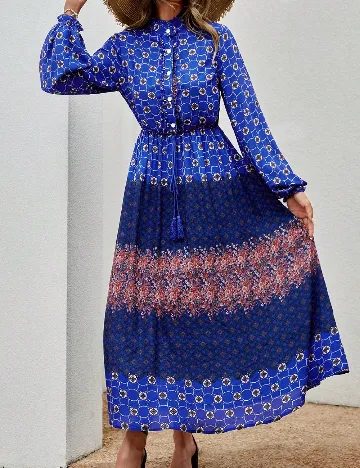 Rochie lunga SHEIN, albastru Albastru