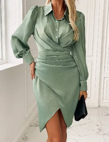 Rochie medie SHEIN, verde Verde