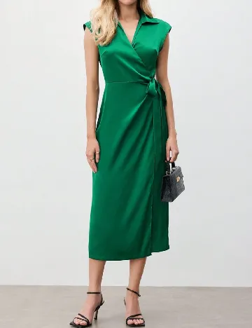 Rochie medie SHEIN, verde Verde