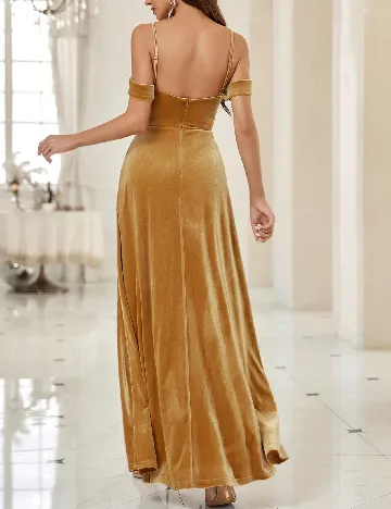Rochie lunga SHEIN, maro Maro