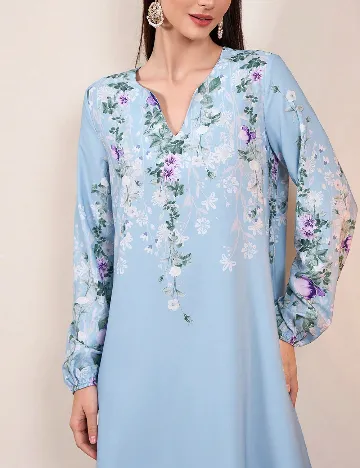 Rochie lunga SHEIN, albastru Albastru