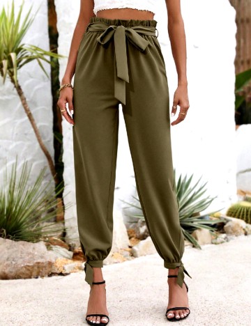 Pantaloni SHEIN, verde