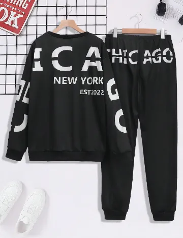 Compleu SHEIN, negru Negru
