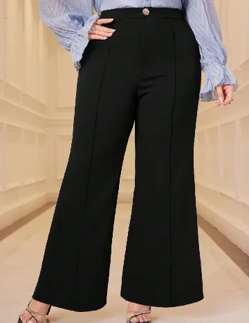 Pantaloni SHEIN CURVE, negru