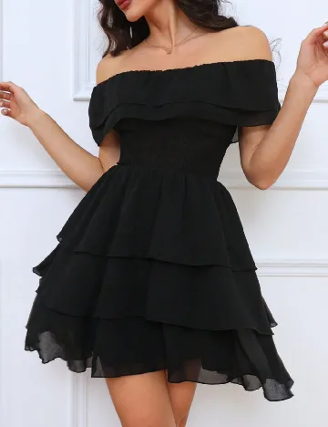 Rochie scurta SHEIN, negru Negru