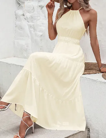Rochie lunga SHEIN, ecru