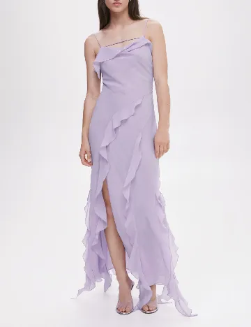 Rochie lunga Mango, mov